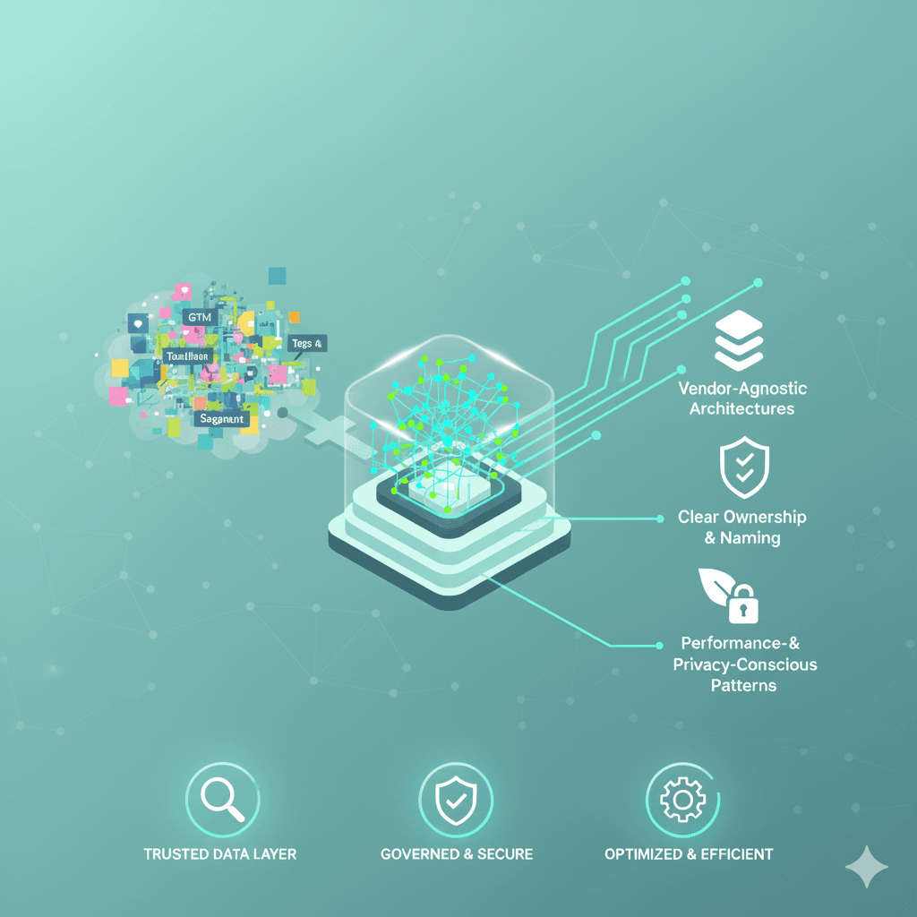 Tag management architecture placeholder