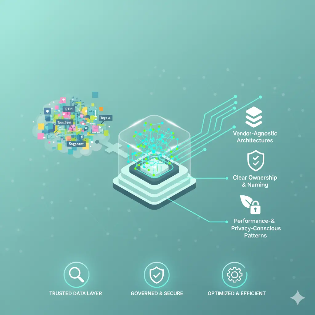 Tag management governance framework diagram