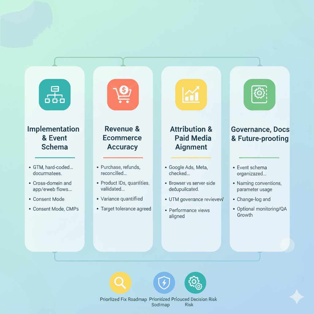 GA4 audit placeholder visual