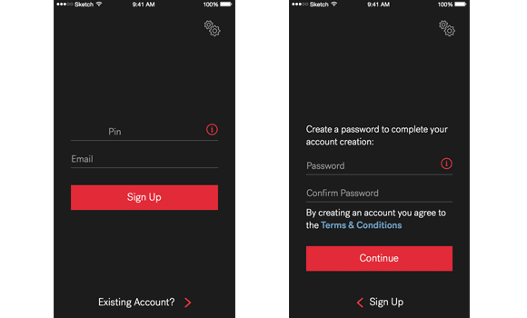 Reduce signup login fileds to increase user retention with mobile app onboarding